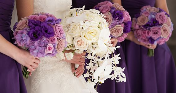 Floral Bridal Bouquet Holders