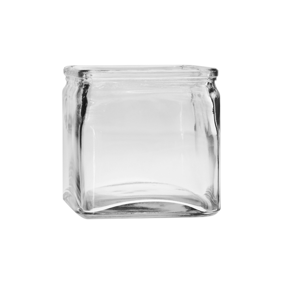 Rimmed Cube Vase