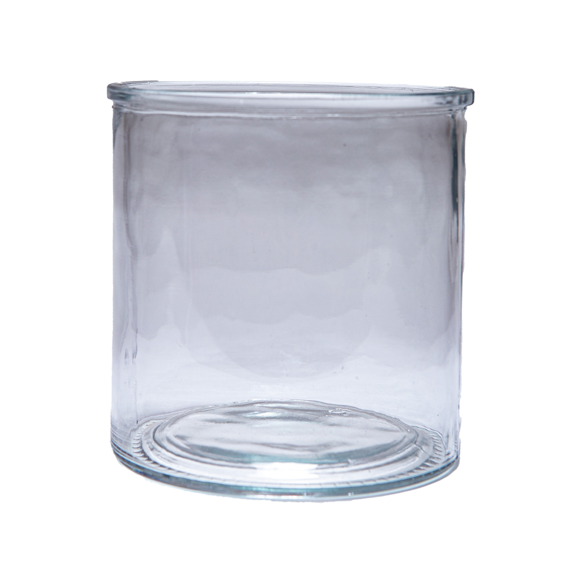 Rimmed Cylinder Vase