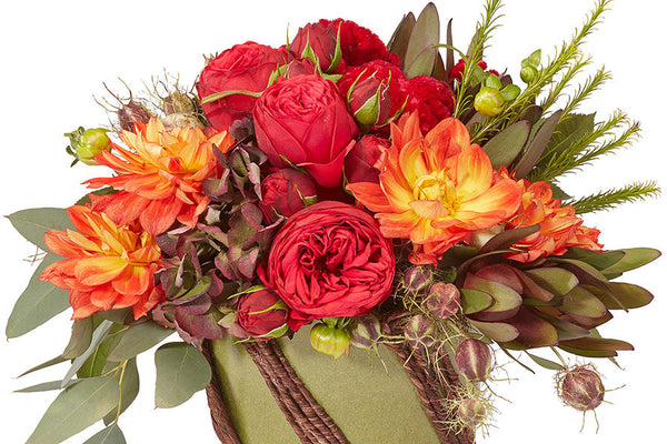 Decorate for Fall with Fresh Flowers from the Backyard