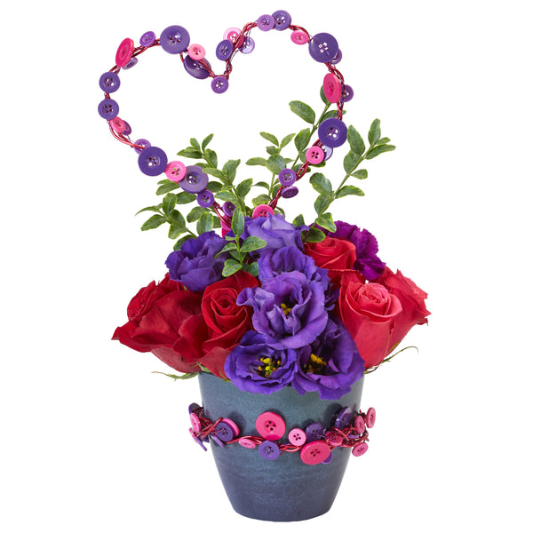 Romantic Renaissance Art floral designs for Valentines