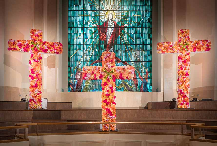 Wedding Flower Crosses, From Simple to Spectacular