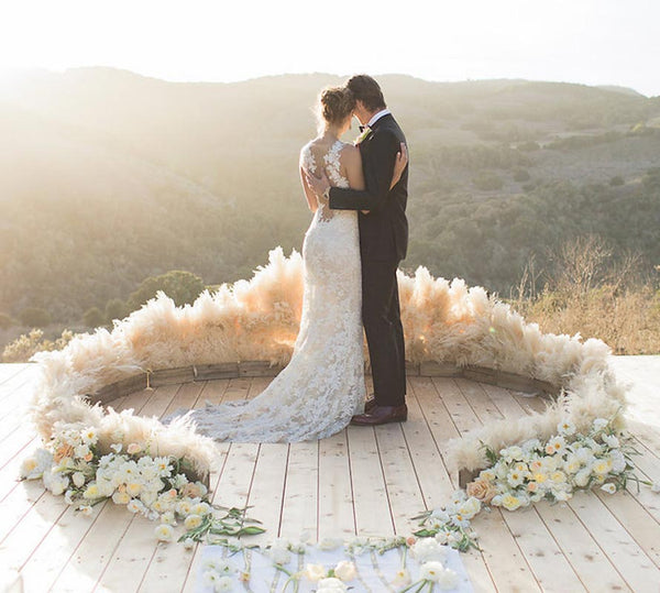 Popular Pretty Pampas Grass Ceremony Circles Made Easier