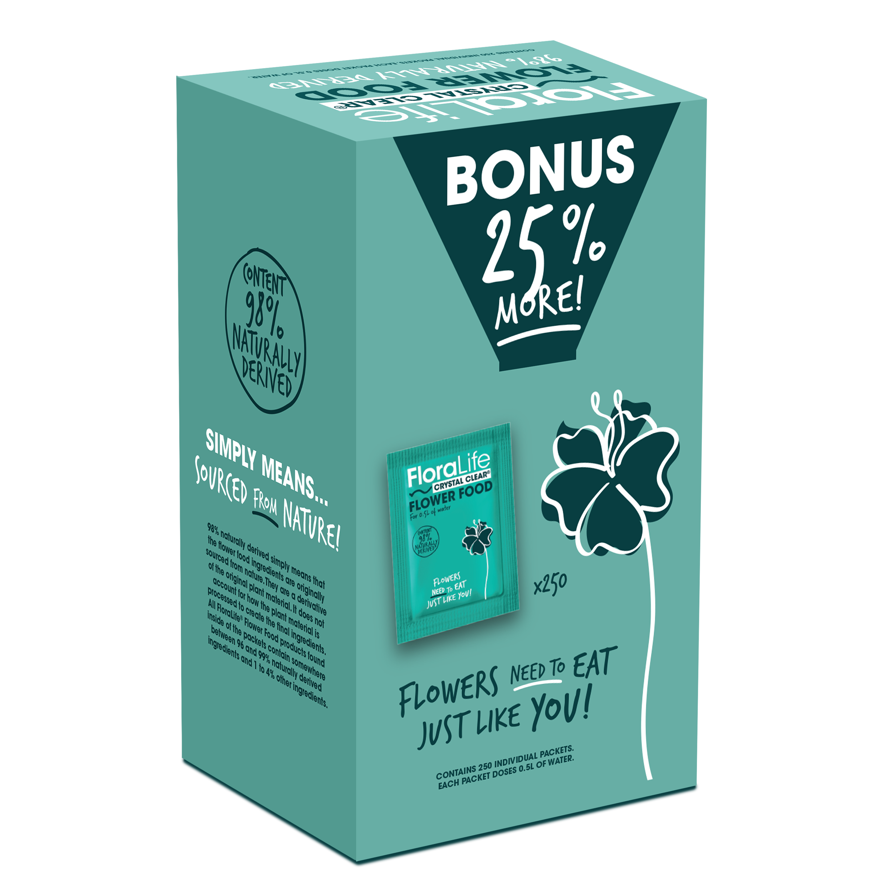 FloraLife Crystal Clear® Flower Food 300 - Powder