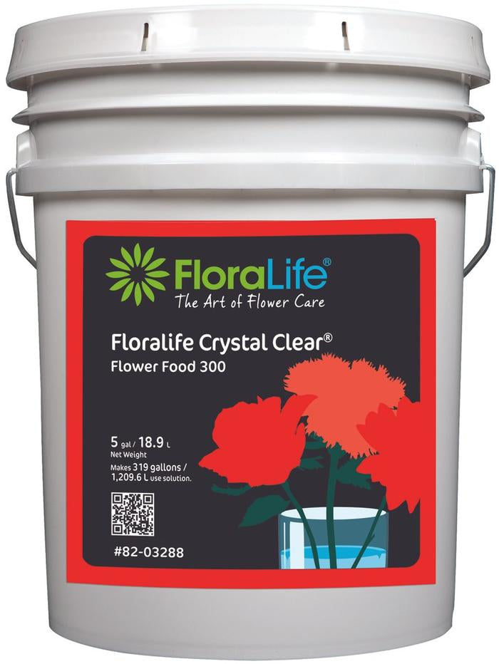 Floralife CRYSTAL CLEAR® Flower Food 300 Liquids - Oasis Floral Products NA