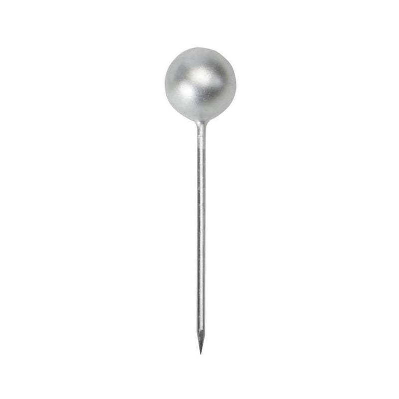 3 inch Floral Pins with White Pearlized Ball Heads, 144 Pack