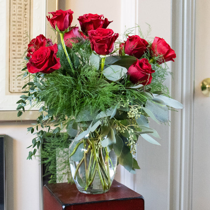 8" Rose Vase - Oasis Floral Products NA